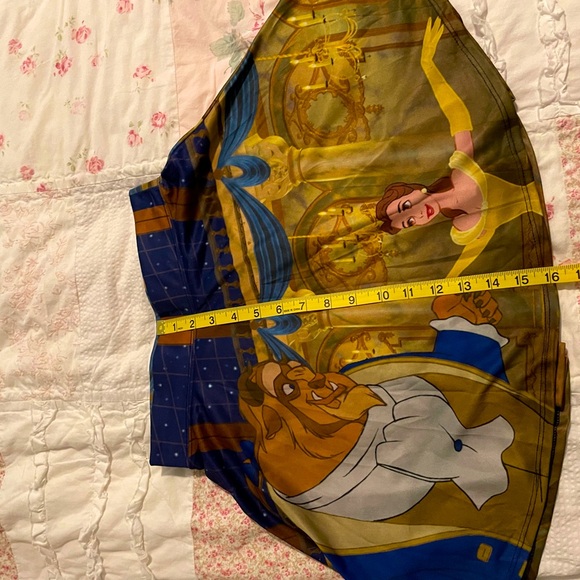 Disney Beauty And The Beast Mini Swing Stretch Skirt Graphic - Picture 4 of 5